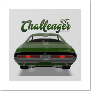 Challenger RT green back Posters and Art